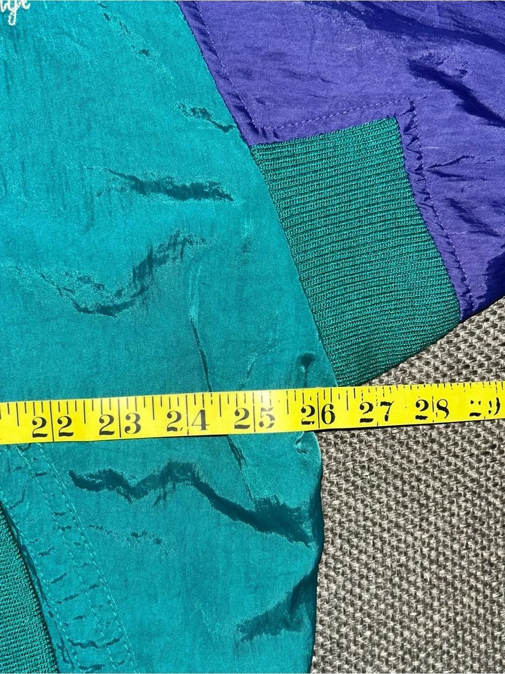 Vintage bold teal